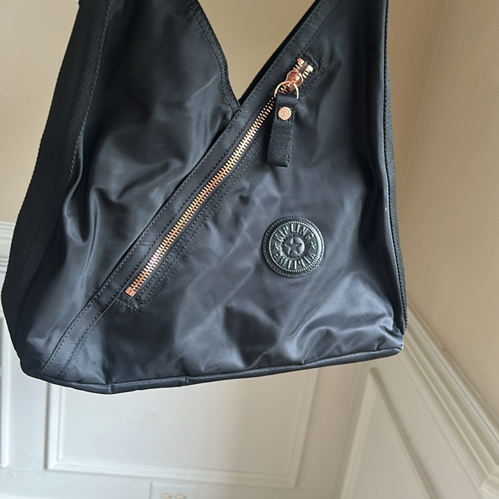 Kipling Olina Rose Black Shoulder Bag